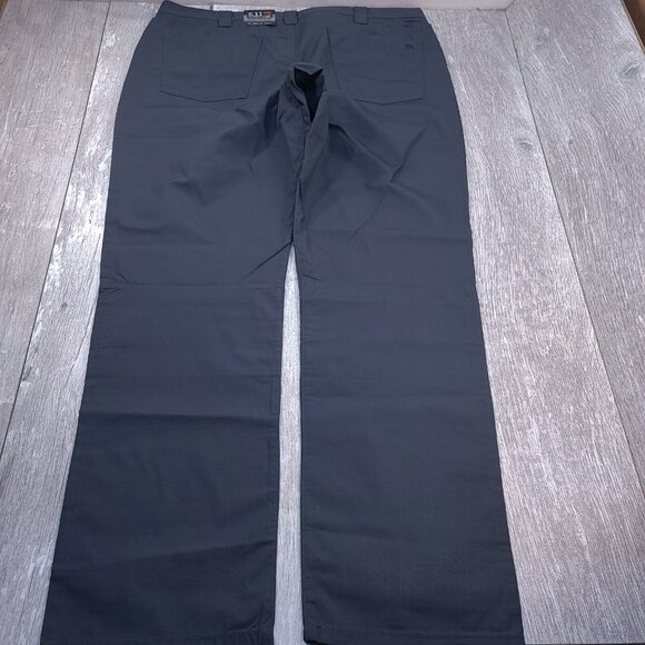 5.11 Tactical Mens 44x36 Gray Taclite Ripstop Jean Cut Mid Rise Straight Leg - Picture 3 of 9